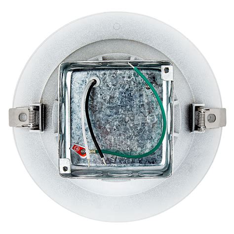 4 led down light mounted to junction box|junction box led recessed light.